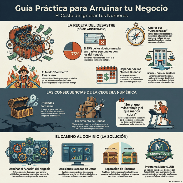 Guía paso a paso para arruinar tu negocio (Y cómo evitar ser parte de la estadística)